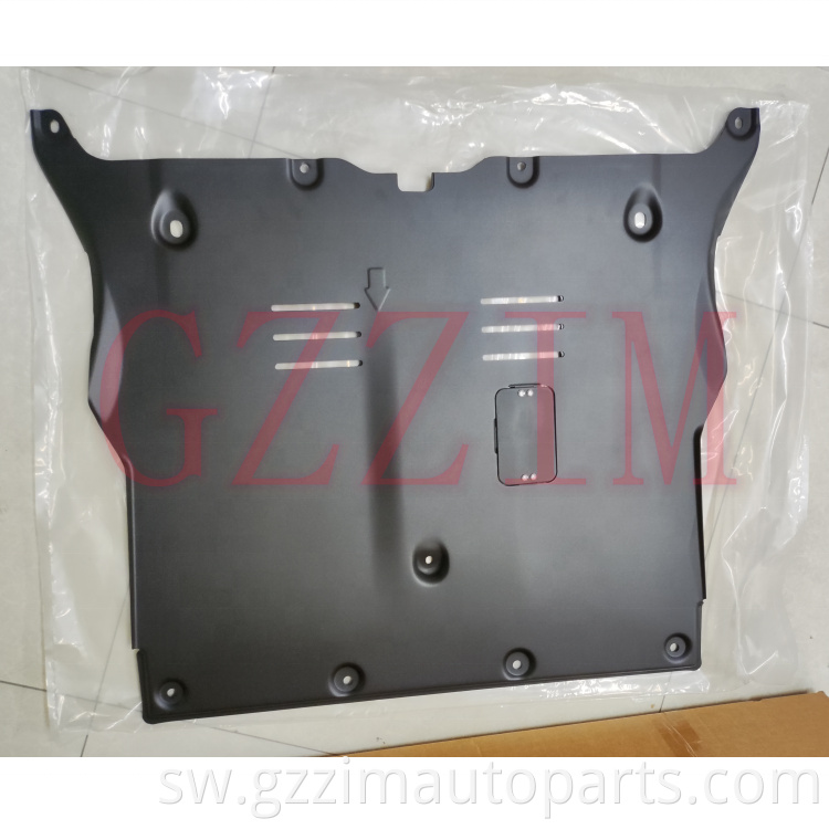 Aluminium alloy mbele skid sahani injini mlinzi mlinzi kifuniko undershield bumper skid sahani kwa Tesla Model 3 2017-2019